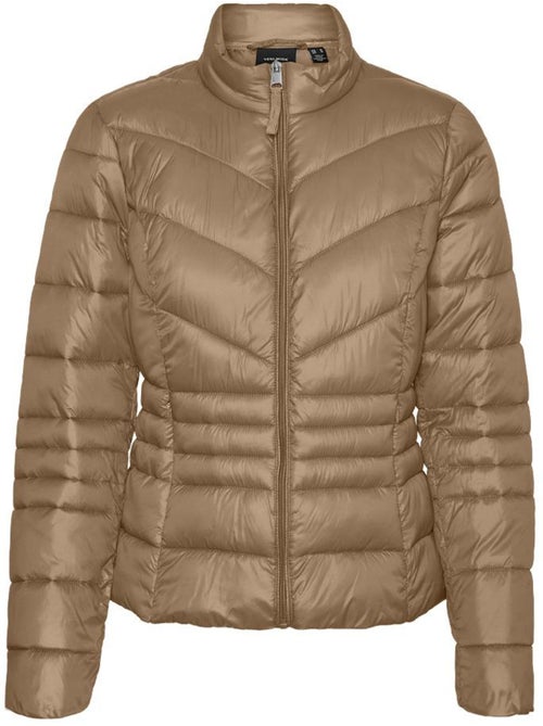 Casaco Acolchoado Castanho Feminino Vero Moda Sorayasiv - Kiabi Casaco Acolchoado Castanho Feminino Vero Moda Sorayasiv - Kiabi