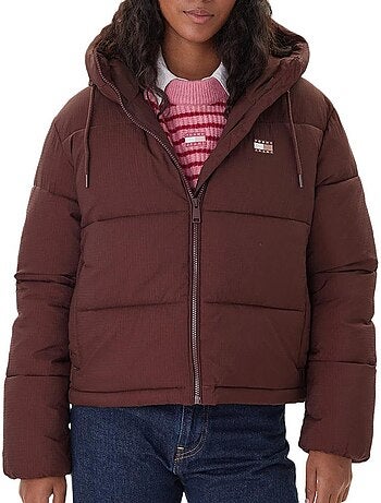Doudoune Tommy Hilfiger Preta para Mulher DW0DW21625