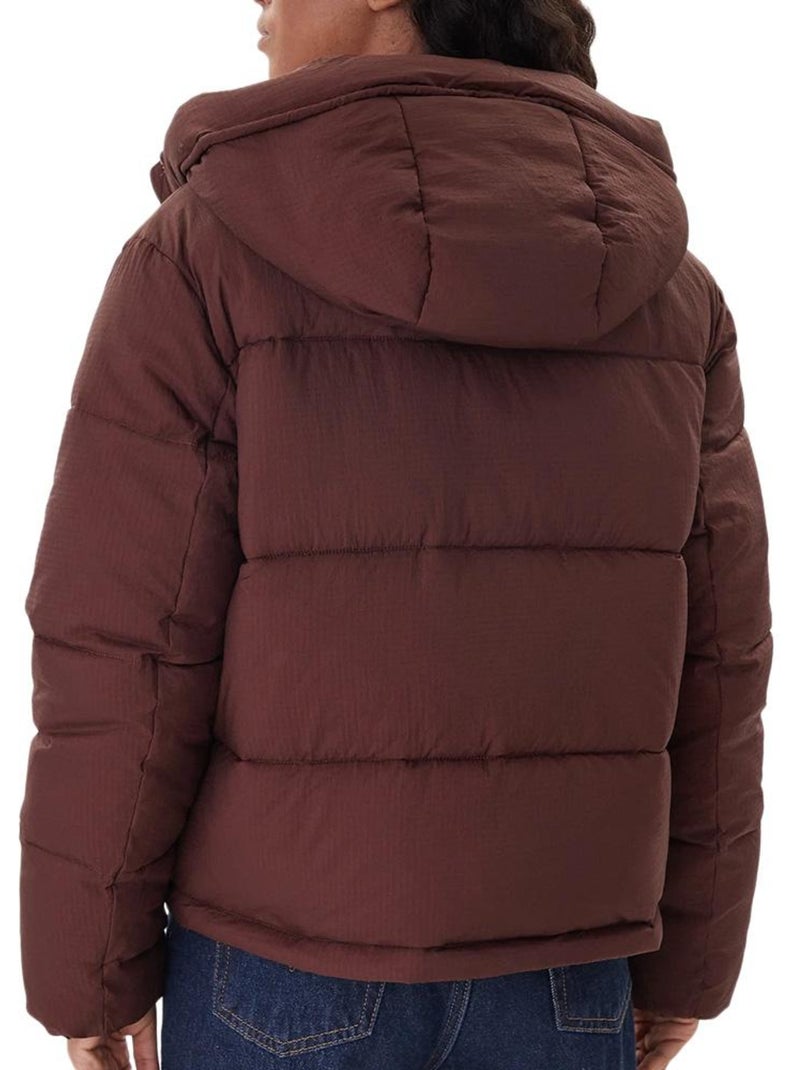 Casaco Acolchoado Castanho Tommy Hilfiger para Mulher DW0DW21625 Castanho-capuccino - Kiabi