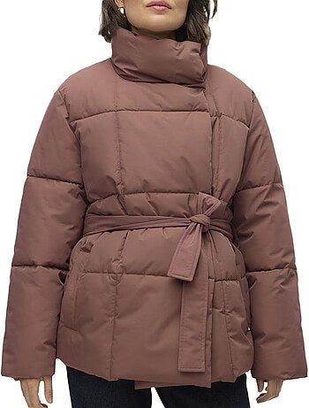 Casaco Acolchoado Castanho Vero Moda Mashley para Mulher