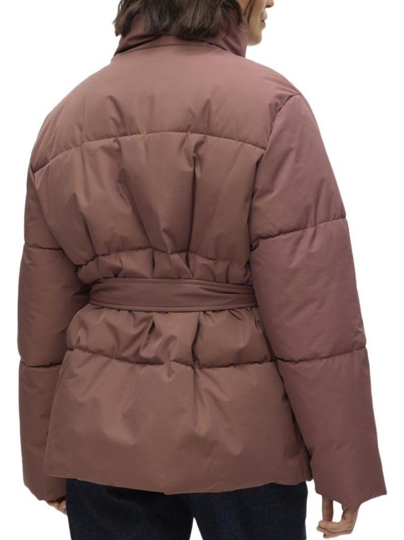 Casaco Acolchoado Castanho Vero Moda Mashley para Mulher Castanho-capuccino - Kiabi