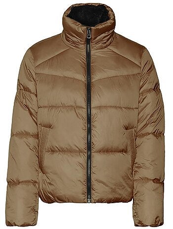 Casaco Acolchoado Castanho Vero Moda Trento para Mulher