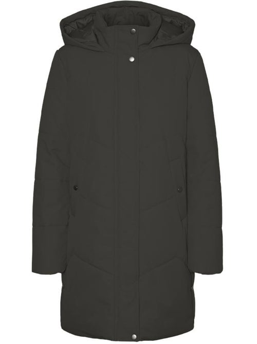 Casaco acolchoado castanho vero moda willa para mulher - Kiabi