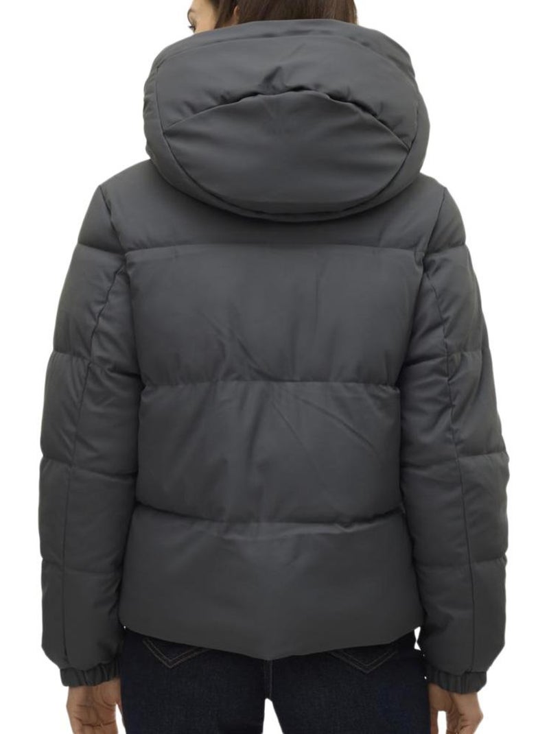 Casaco Acolchoado Cinzento Feminino Vero Moda Gretamia Cinza-prateado - Kiabi