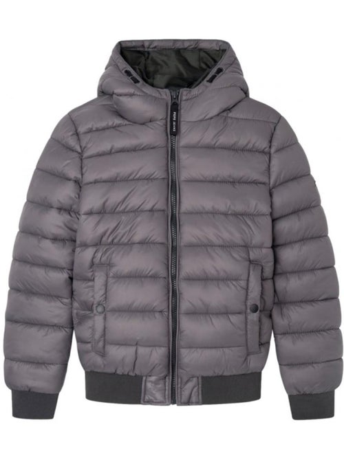 Casaco Acolchoado Cinzento Pepe Jeans Alexander para Menino - Kiabi Casaco Acolchoado Cinzento Pepe Jeans Alexander para Menino - Kiabi