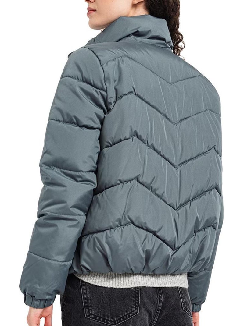 Casaco Acolchoado Cinzento Vero Moda Liga para Mulher Cinza-prateado - Kiabi