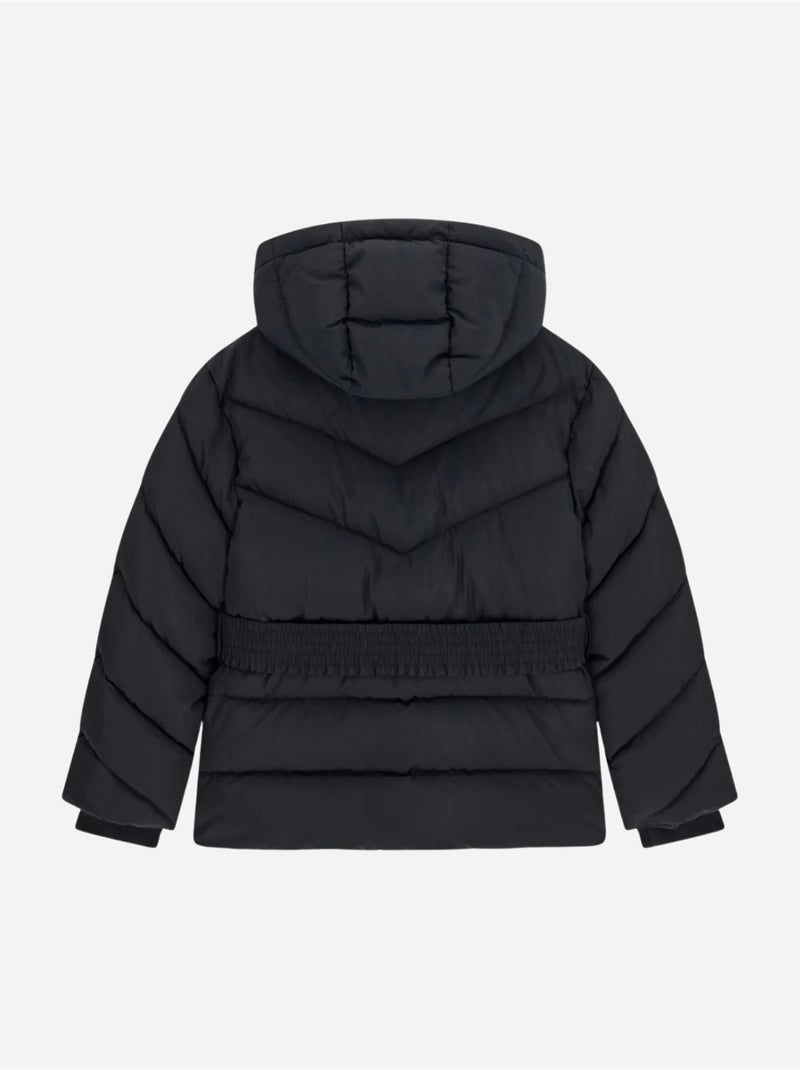 Casaco acolchoado com capuz - guess kids Preto - Kiabi