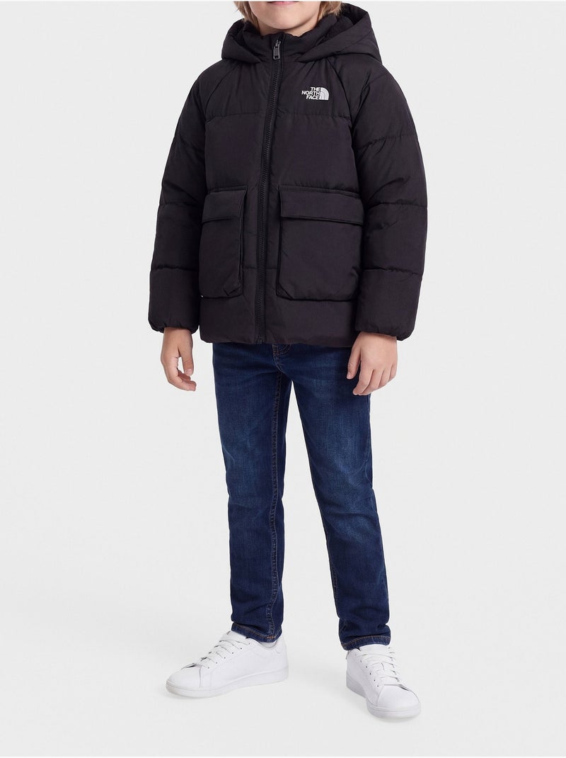 Casaco acolchoado com capuz - the north face Preto - Kiabi