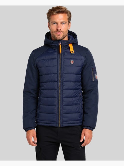 Casaco acolchoado com capuz abator – geographical norway - Kiabi