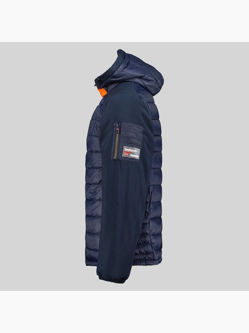Casaco acolchoado com capuz abator – geographical norway Azul-marinho - Kiabi