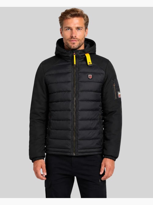 Casaco acolchoado com capuz abator – geographical norway - Kiabi Casaco acolchoado com capuz abator – geographical norway - Kiabi