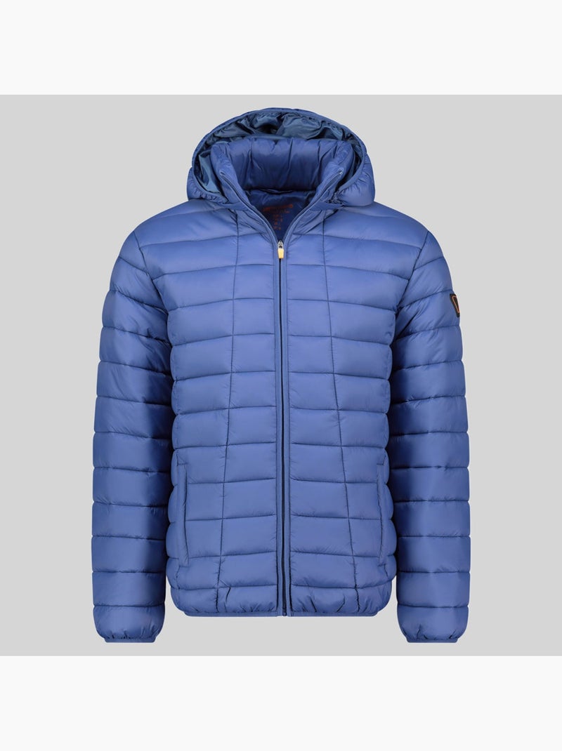 Casaco acolchoado com capuz aipter hood – geographical norway Azul-jeans - Kiabi