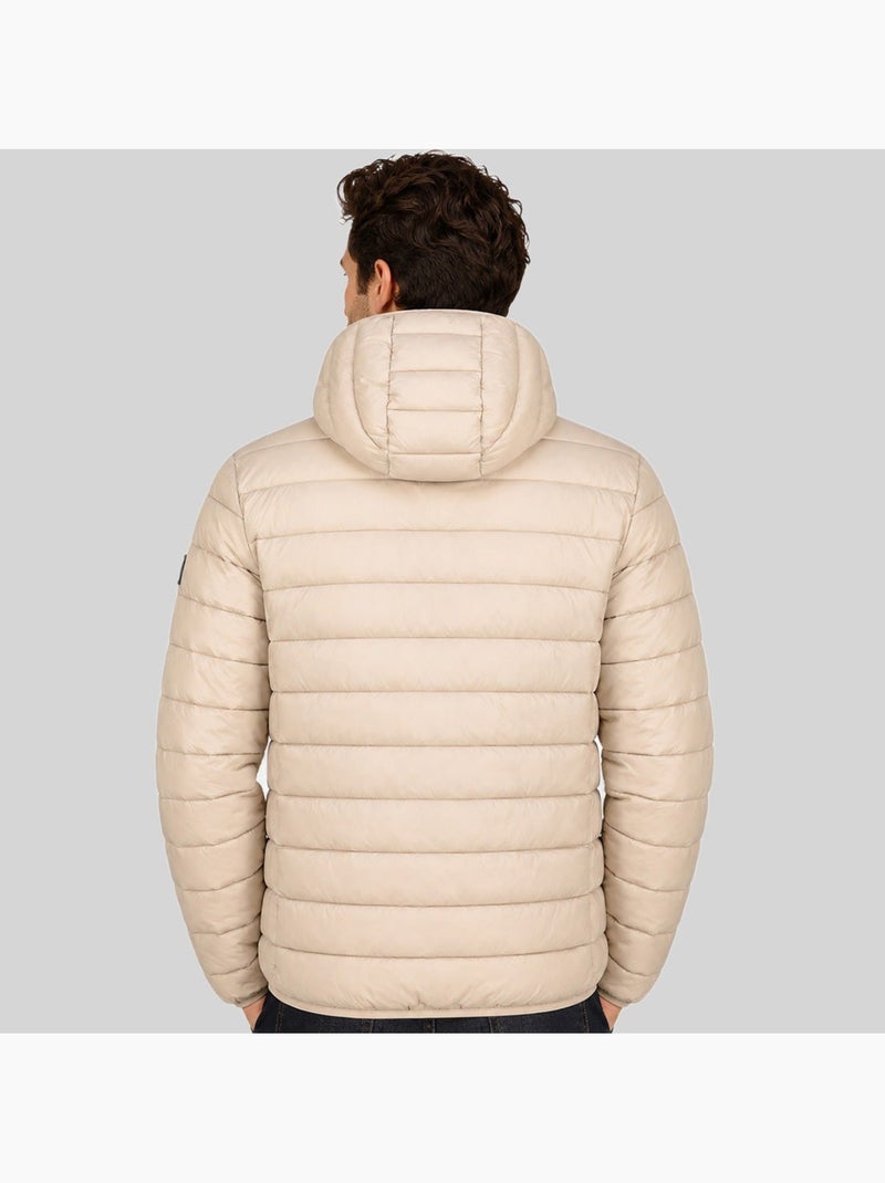 Casaco acolchoado com capuz aipter hood – geographical norway Bege - Kiabi