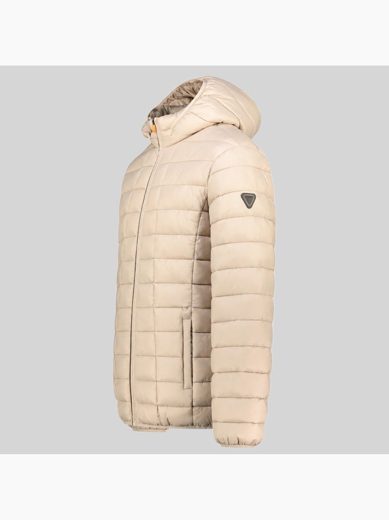 Casaco acolchoado com capuz aipter hood – geographical norway Bege - Kiabi
