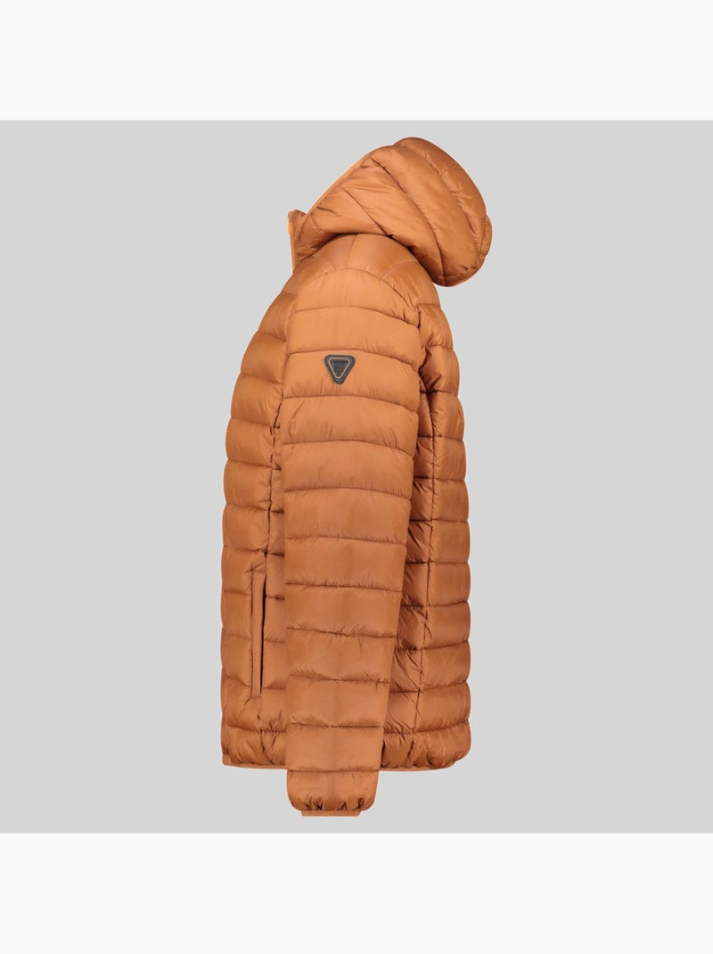 Casaco acolchoado com capuz aipter hood – geographical norway Camelo - Kiabi