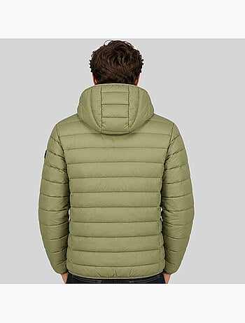 Casaco acolchoado com capuz aipter hood – geographical norway