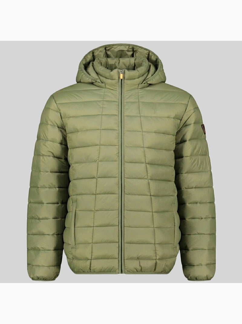 Casaco acolchoado com capuz aipter hood – geographical norway Verde oliva - Kiabi