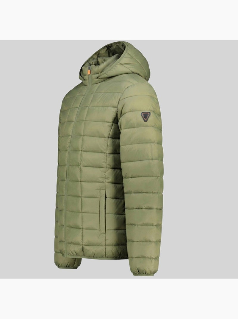 Casaco acolchoado com capuz aipter hood – geographical norway Verde oliva - Kiabi