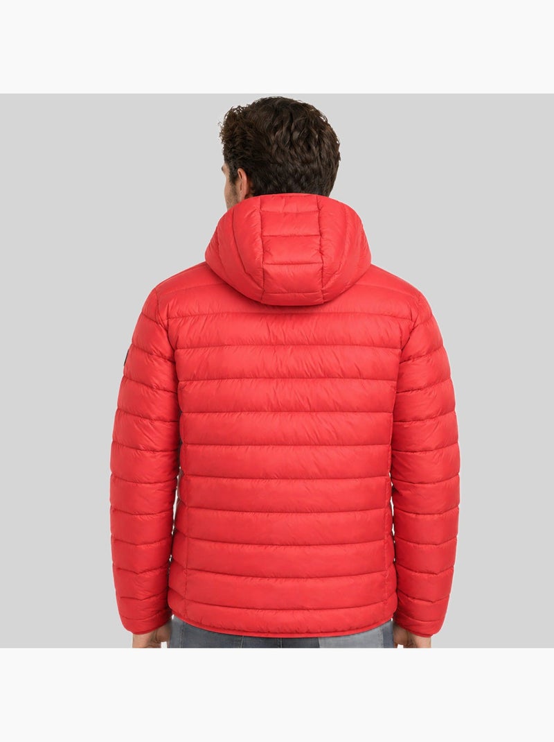 Casaco acolchoado com capuz aipter hood – geographical norway Vermelho - Kiabi