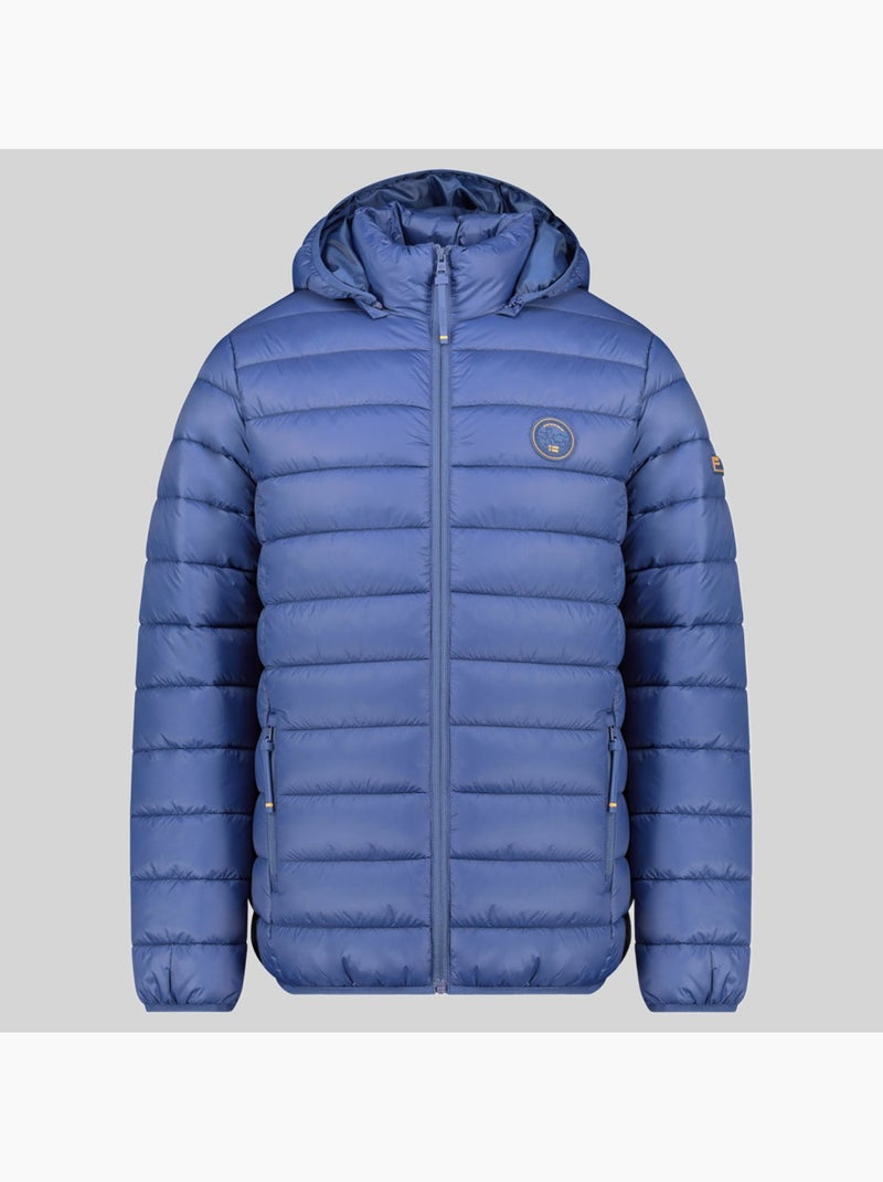 Casaco acolchoado com capuz amiglobolor hood – geographical norway Azul-jeans - Kiabi
