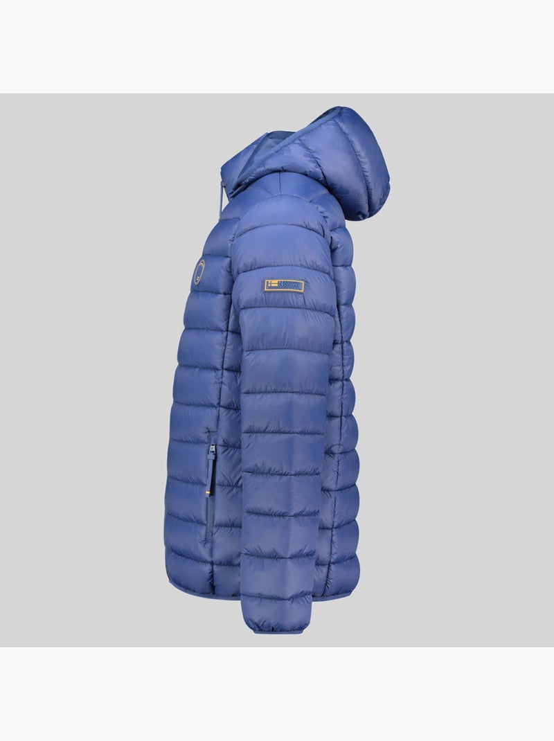 Casaco acolchoado com capuz amiglobolor hood – geographical norway Azul-jeans - Kiabi