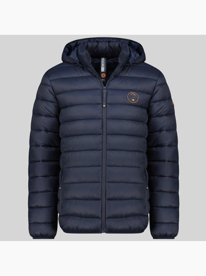 Casaco acolchoado com capuz amiglobolor hood – geographical norway Azul-marinho - Kiabi