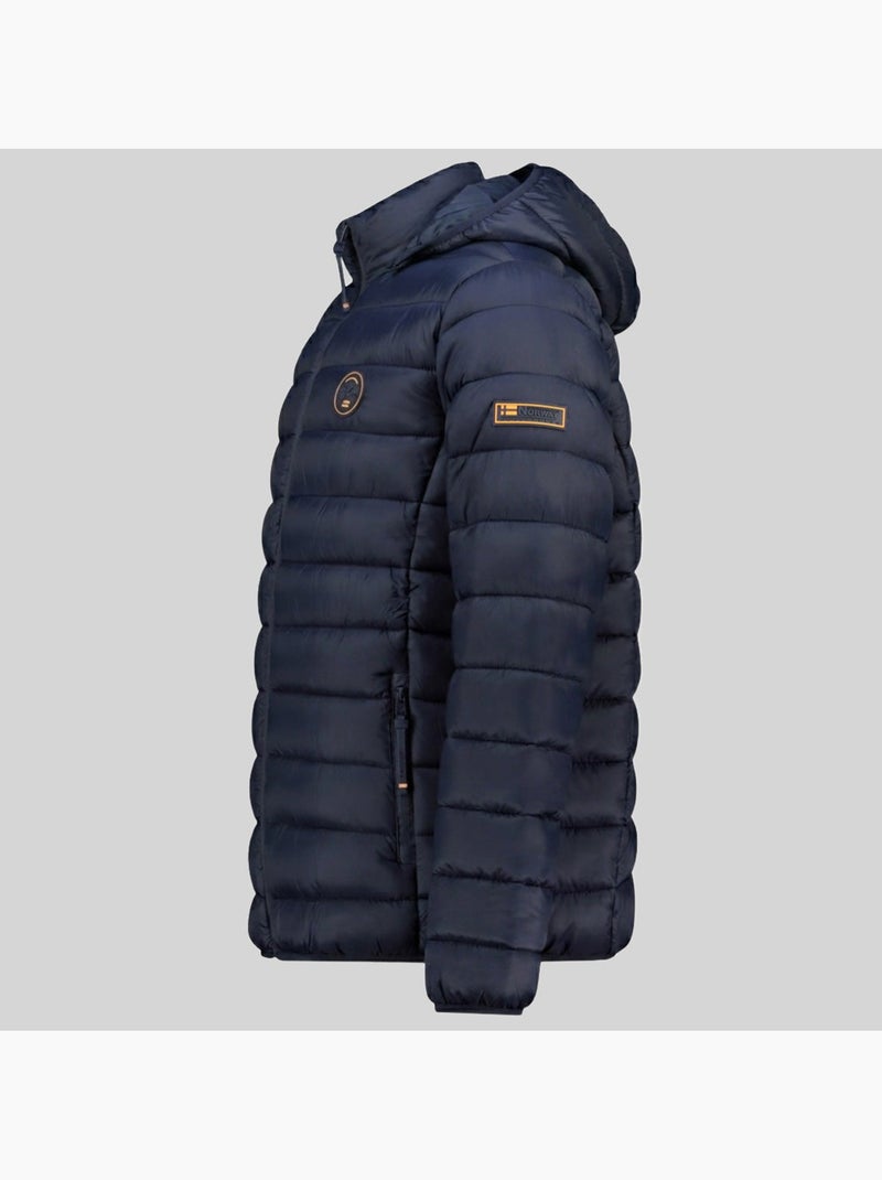 Casaco acolchoado com capuz amiglobolor hood – geographical norway Azul-marinho - Kiabi