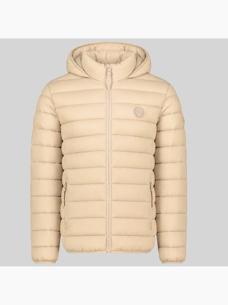 Casaco acolchoado com capuz amiglobolor hood – geographical norway Bege - Kiabi