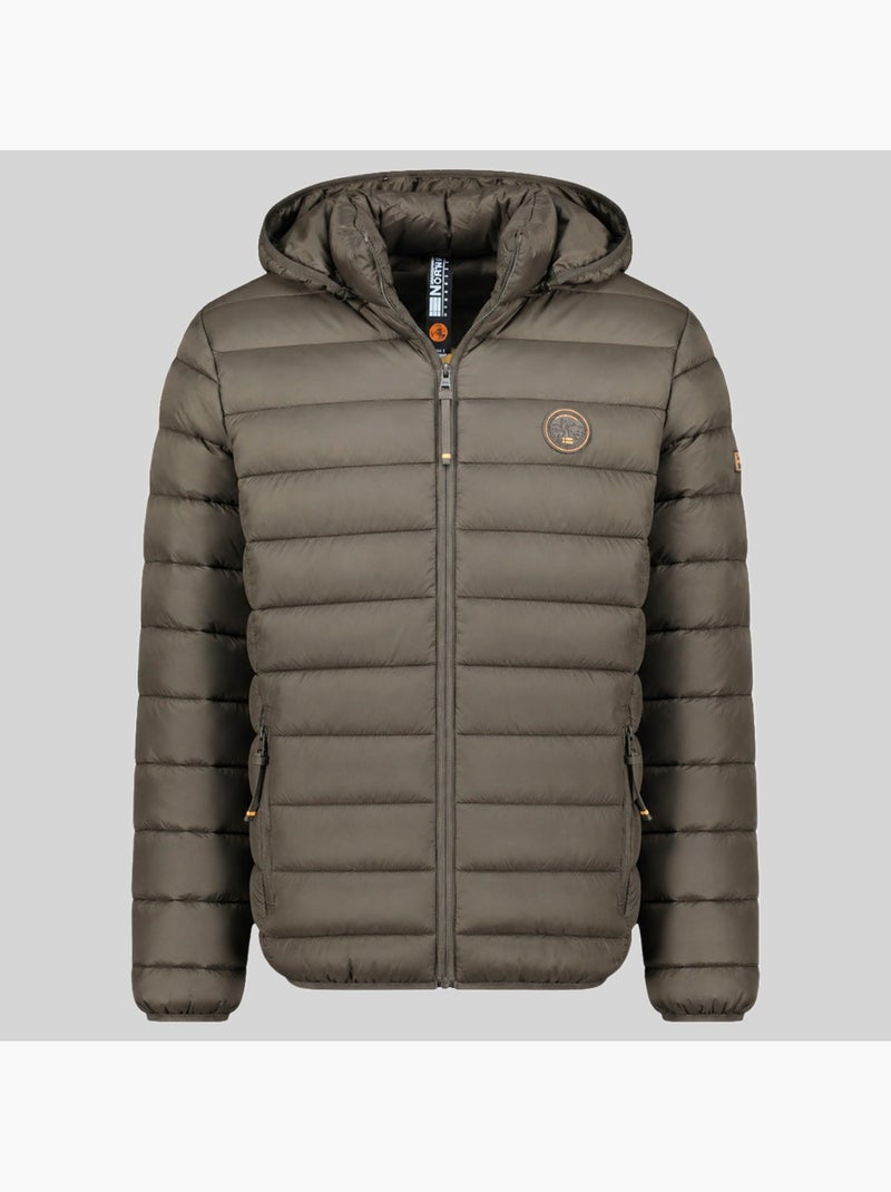 Casaco acolchoado com capuz amiglobolor hood – geographical norway Cáqui - Kiabi