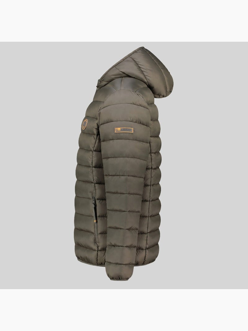 Casaco acolchoado com capuz amiglobolor hood – geographical norway Cáqui - Kiabi