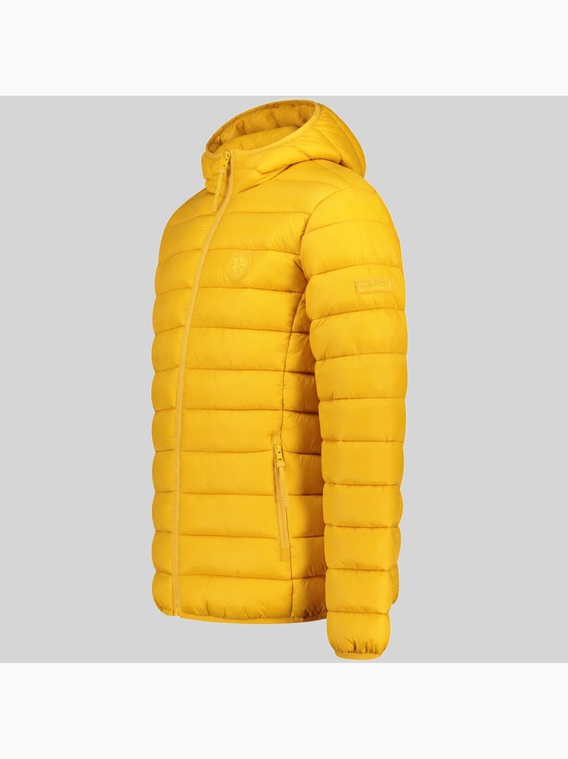 Casaco acolchoado com capuz amiglobolor hood – geographical norway Mostarda - Kiabi