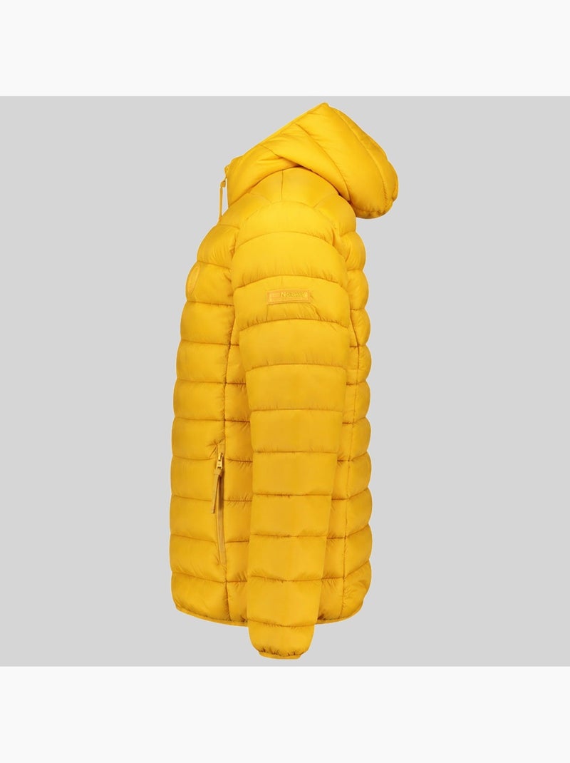Casaco acolchoado com capuz amiglobolor hood – geographical norway Mostarda - Kiabi