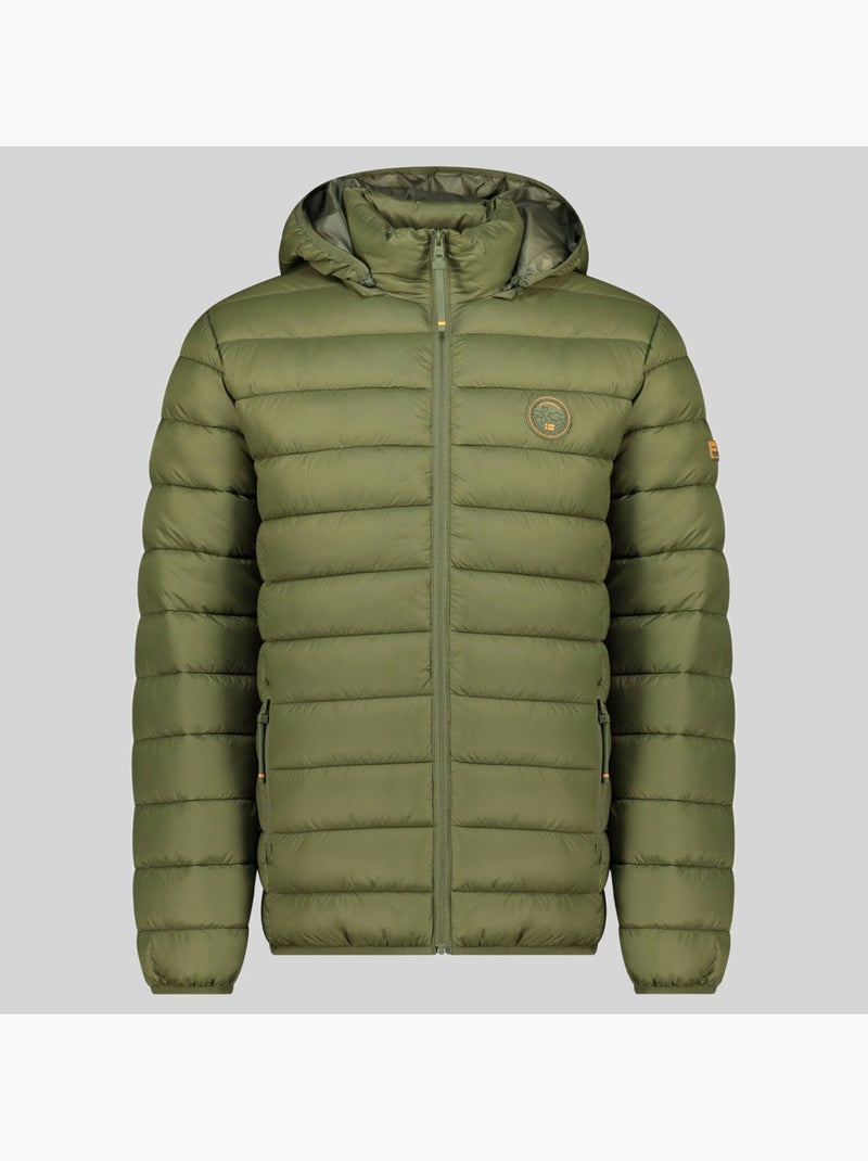 Casaco acolchoado com capuz amiglobolor hood – geographical norway Verde oliva - Kiabi