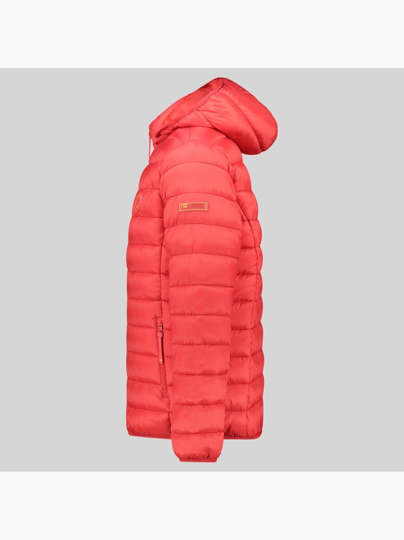 Casaco acolchoado com capuz amiglobolor hood – geographical norway Vermelho - Kiabi