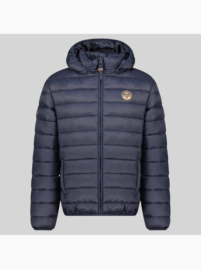 Casaco acolchoado com capuz amigoflag hood – geographical norway Azul-marinho - Kiabi