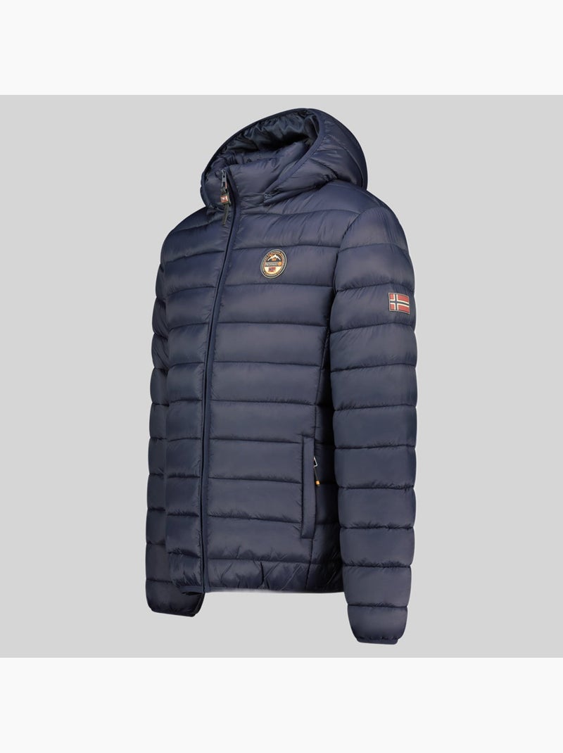 Casaco acolchoado com capuz amigoflag hood – geographical norway Azul-marinho - Kiabi