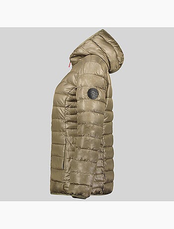 Casaco acolchoado com capuz annecy hood – geographical norway