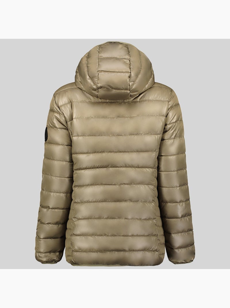 Casaco acolchoado com capuz annecy hood – geographical norway Cinza tempestade - Kiabi