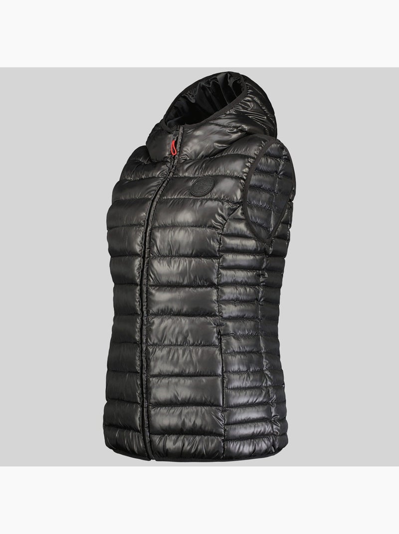 Casaco acolchoado com capuz annecy vest hood – geographical norway Preto - Kiabi