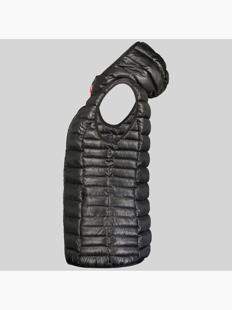 Casaco acolchoado com capuz annecy vest hood – geographical norway Preto - Kiabi