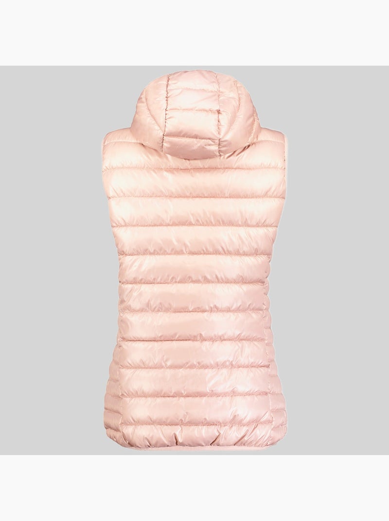 Casaco acolchoado com capuz annecy vest hood – geographical norway Rosa-pálido - Kiabi