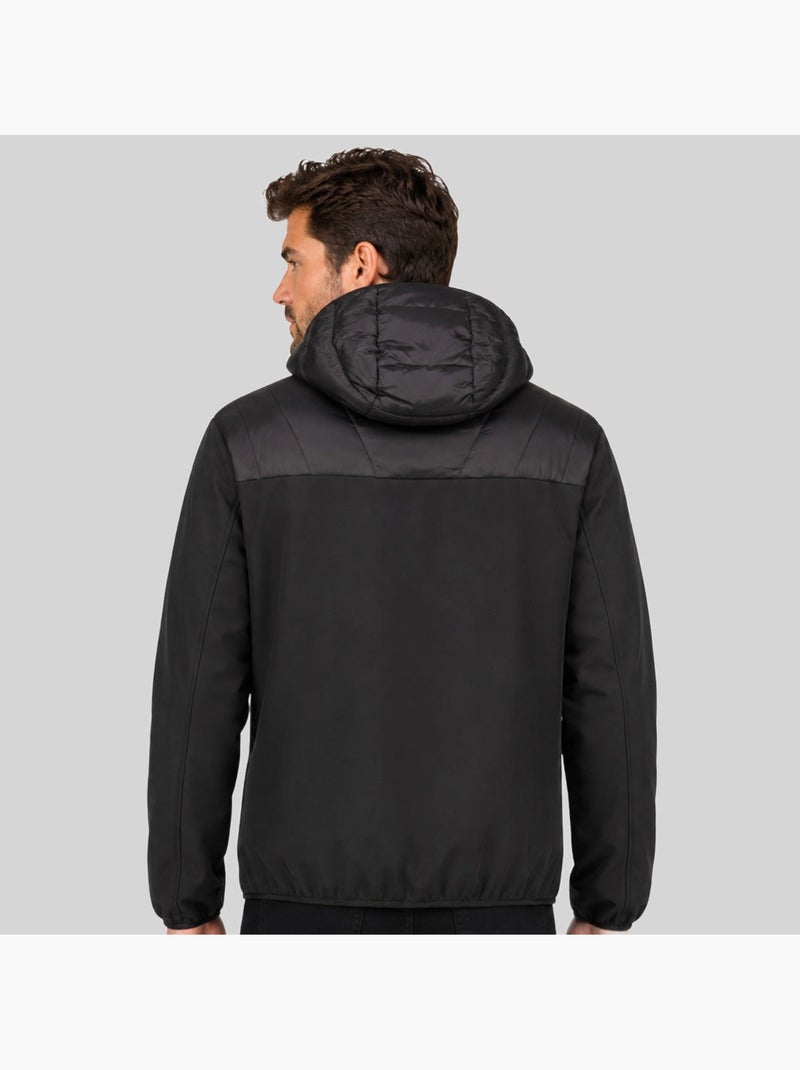 Casaco acolchoado com capuz arkan – geographical norway Preto - Kiabi