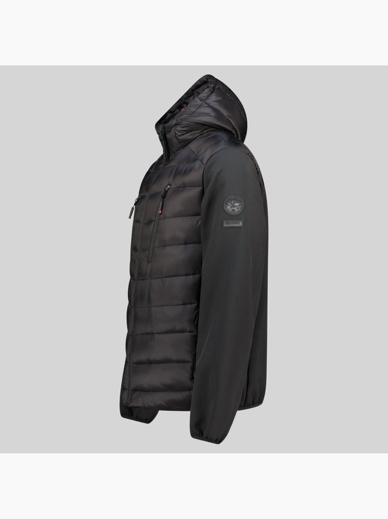 Casaco acolchoado com capuz arkan – geographical norway Preto - Kiabi