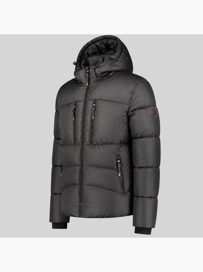 Casaco acolchoado com capuz armenie – geographical norway Preto - Kiabi