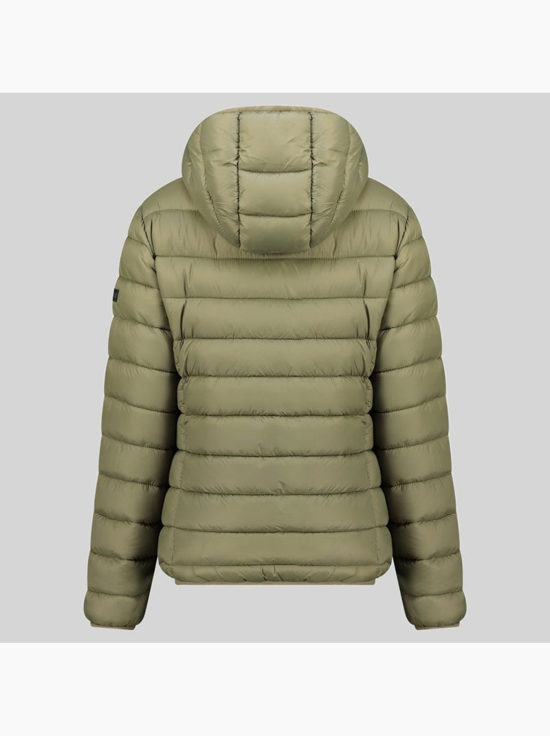 Casaco acolchoado com capuz atichoko hood – geographical norway Verde oliva - Kiabi