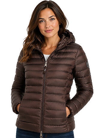 Casaco acolchoado com capuz atikashine – geographical norway