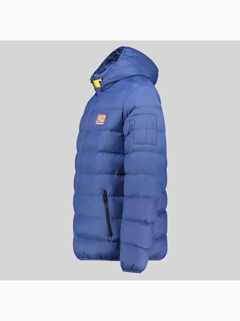 Casaco acolchoado com capuz avalanche hood – geographical norway Azul-jeans - Kiabi