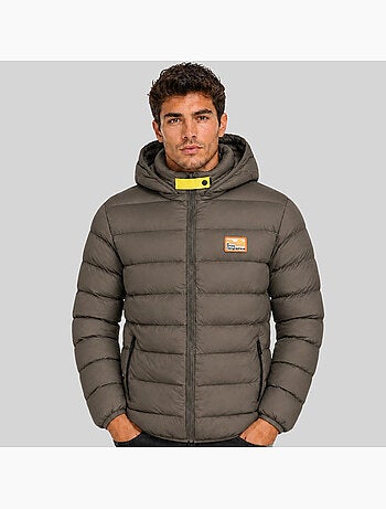 Casaco acolchoado com capuz avalanche hood – geographical norway