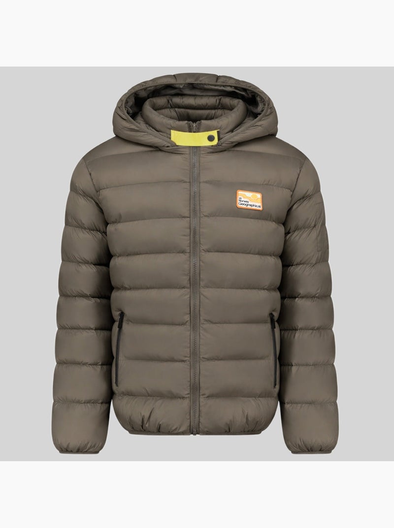 Casaco acolchoado com capuz avalanche hood – geographical norway Cáqui - Kiabi