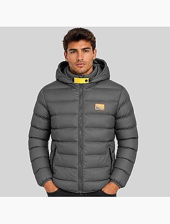 Casaco acolchoado com capuz avalanche hood – geographical norway
